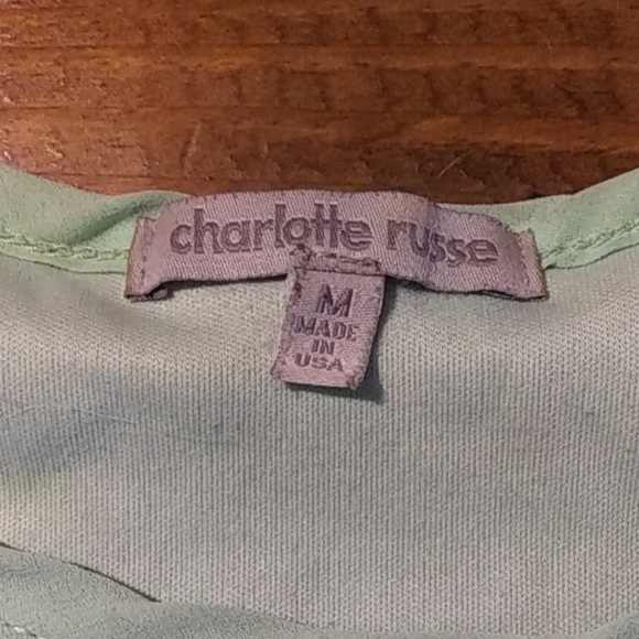 Teal Peplum Top - Picture 2 of 2